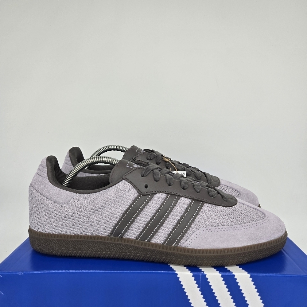 New adidas Samba OG Glory Grey Charcoal Men's Shoes Size 10 - Picture 3 of 8